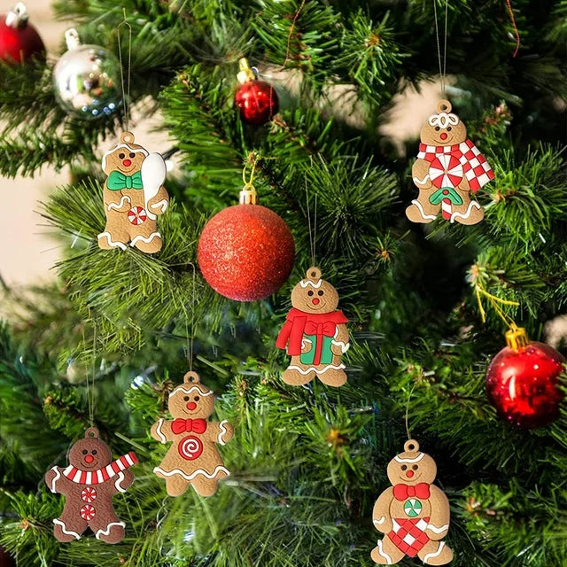 12 Pack Gingerbread Man Christmas Ornament