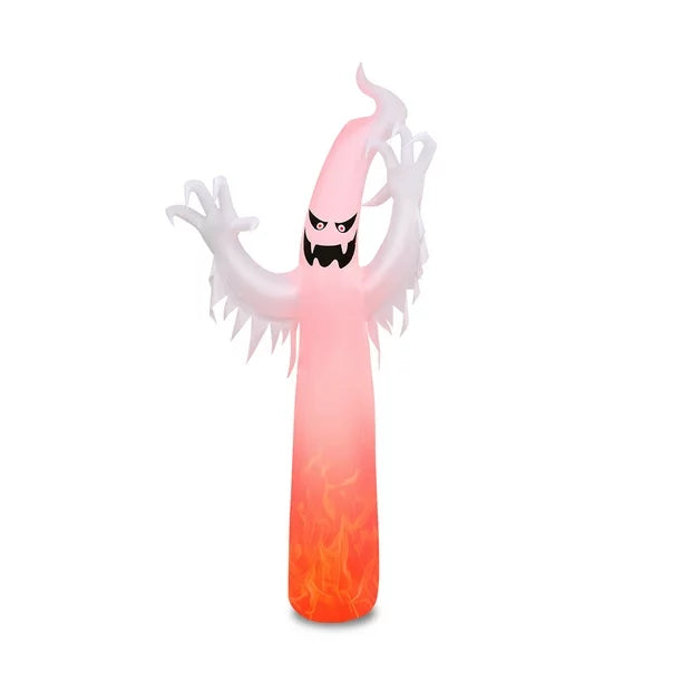 12Ft Giant Halloween Ghost Inflatable LED