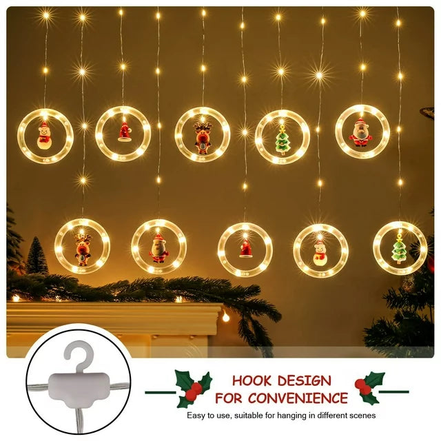 120 LED Lights Christmas Ornaments Indoor Decor