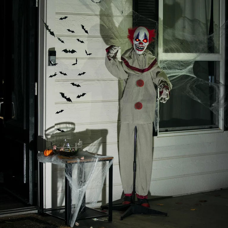 Lifesize Halloween Killer Clown Animatronic