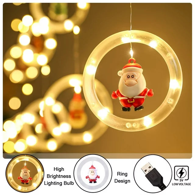 120 LED Lights Christmas Ornaments Indoor Decor