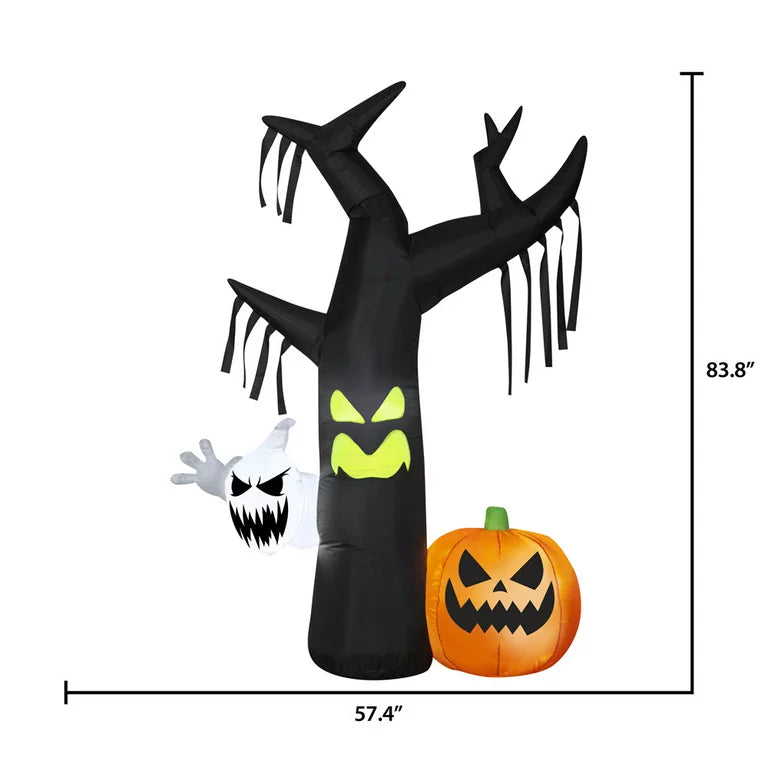 Halloween LED Ghostly Haunted Tree Inflatable