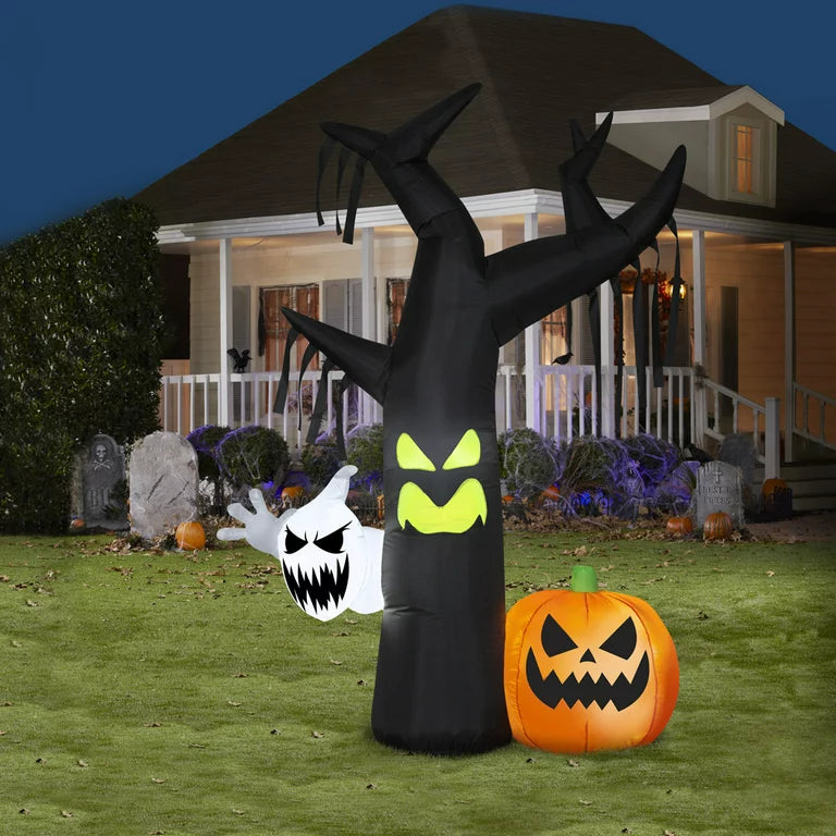 Halloween LED Ghostly Haunted Tree Inflatable