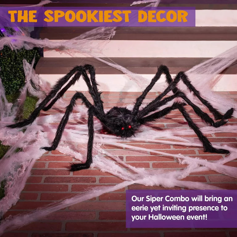 5ft Halloween Huge Spider Decor