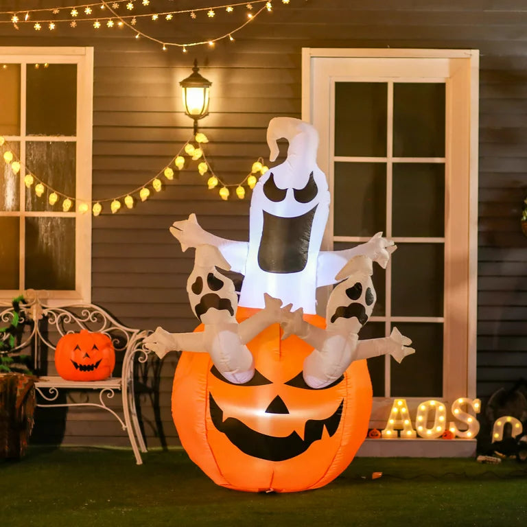 Ghosts Pumpkin Decoration Inflatable