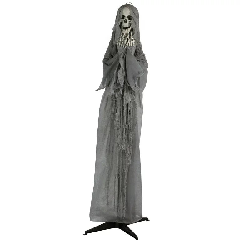 Lifesize Halloween Mocking Reaper Animatronic