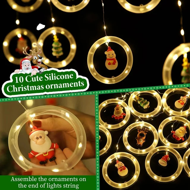 120 LED Lights Christmas Ornaments Indoor Decor