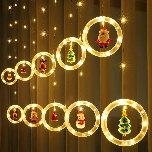 120 LED Lights Christmas Ornaments Indoor Decor