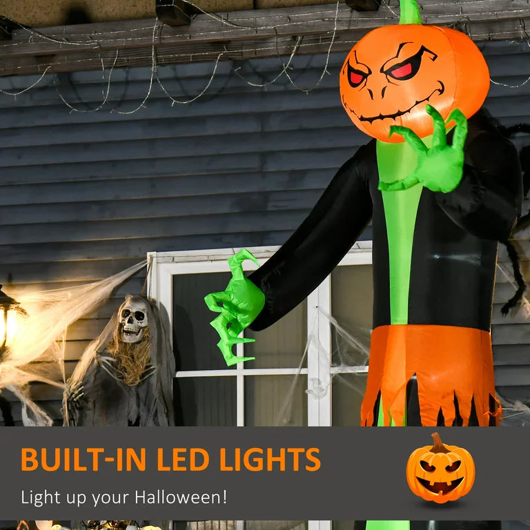 Halloween Pumpkin LED Inflatable Outdoor Decoration