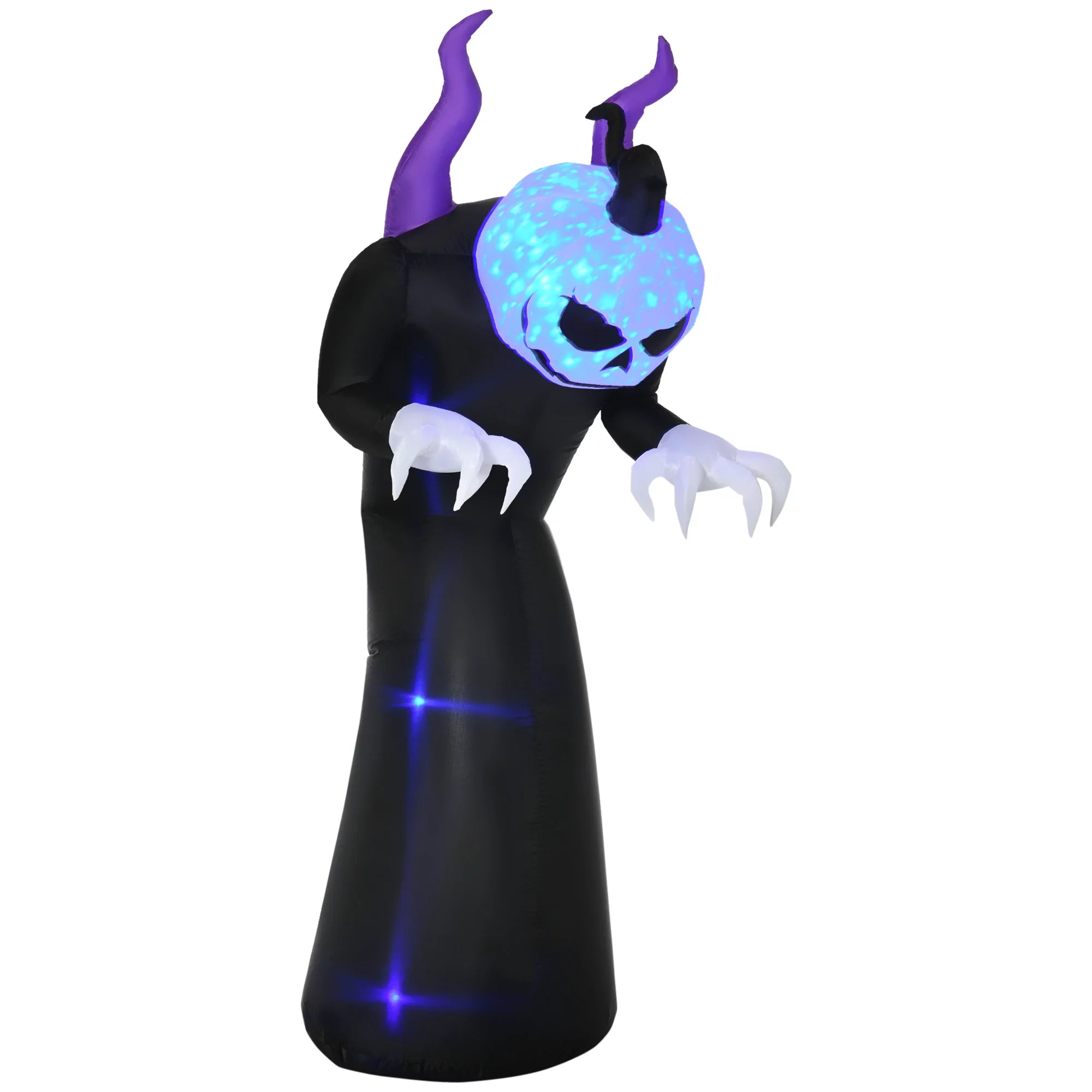 Halloween Ghost with Horns Inflatable Decoration