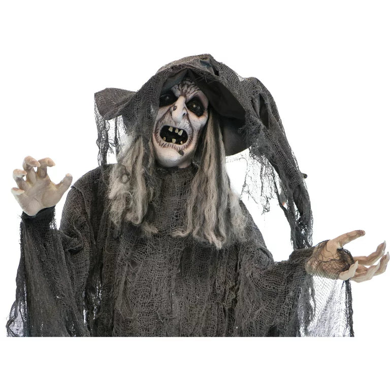 Lifesize Halloween Witch Animatronic