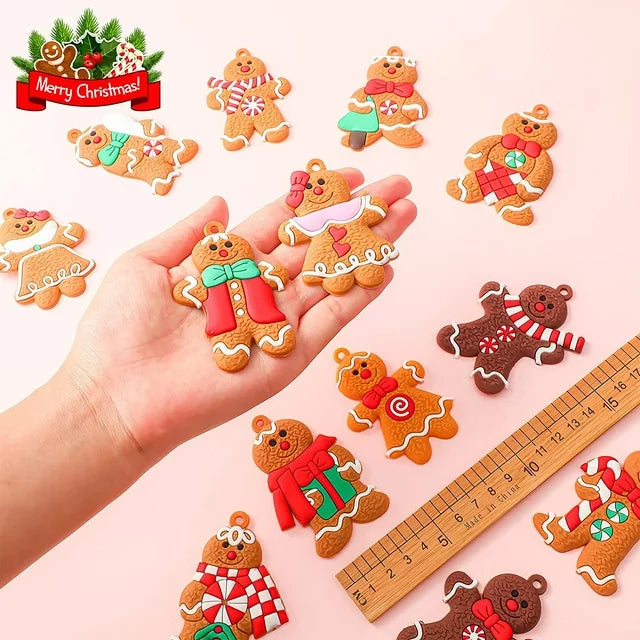 12 Pack Gingerbread Man Christmas Ornament