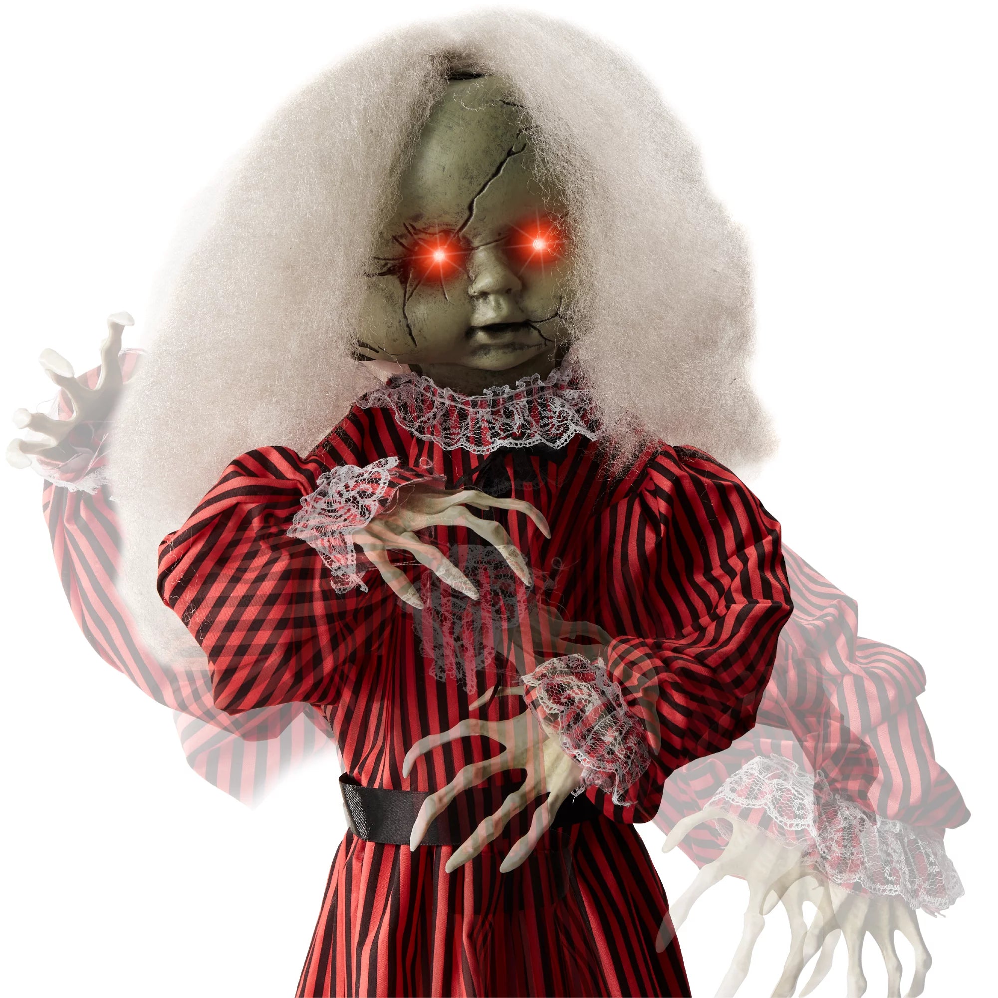 Lifesize Halloween Scary Doll Animatronic