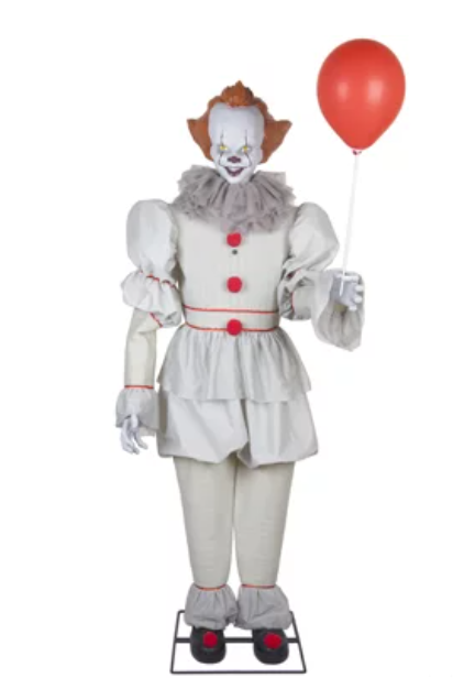 Lifesize Halloween Clown Pennywise Animatronic