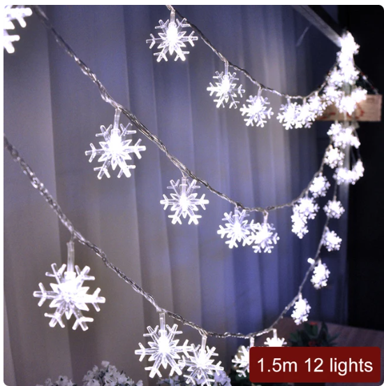 Christmas Snowflake LED Indoor Decor Ornaments