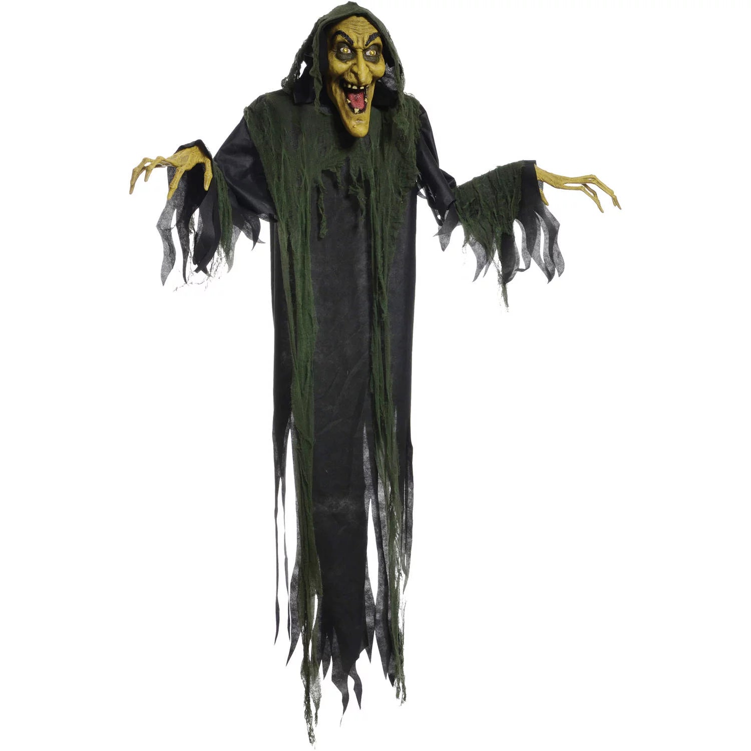 Life Size Witch Animated Halloween Prop