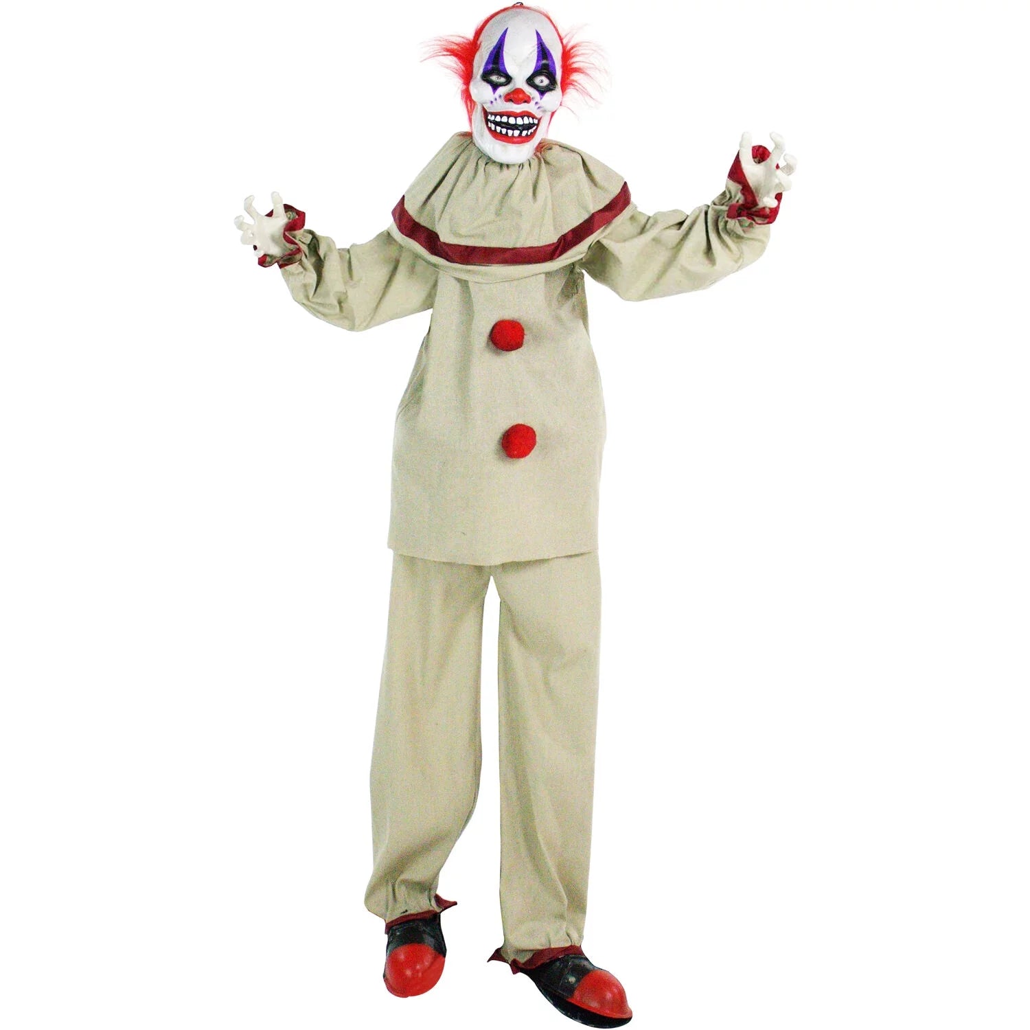 Lifesize Halloween Circus Clown Animatronic