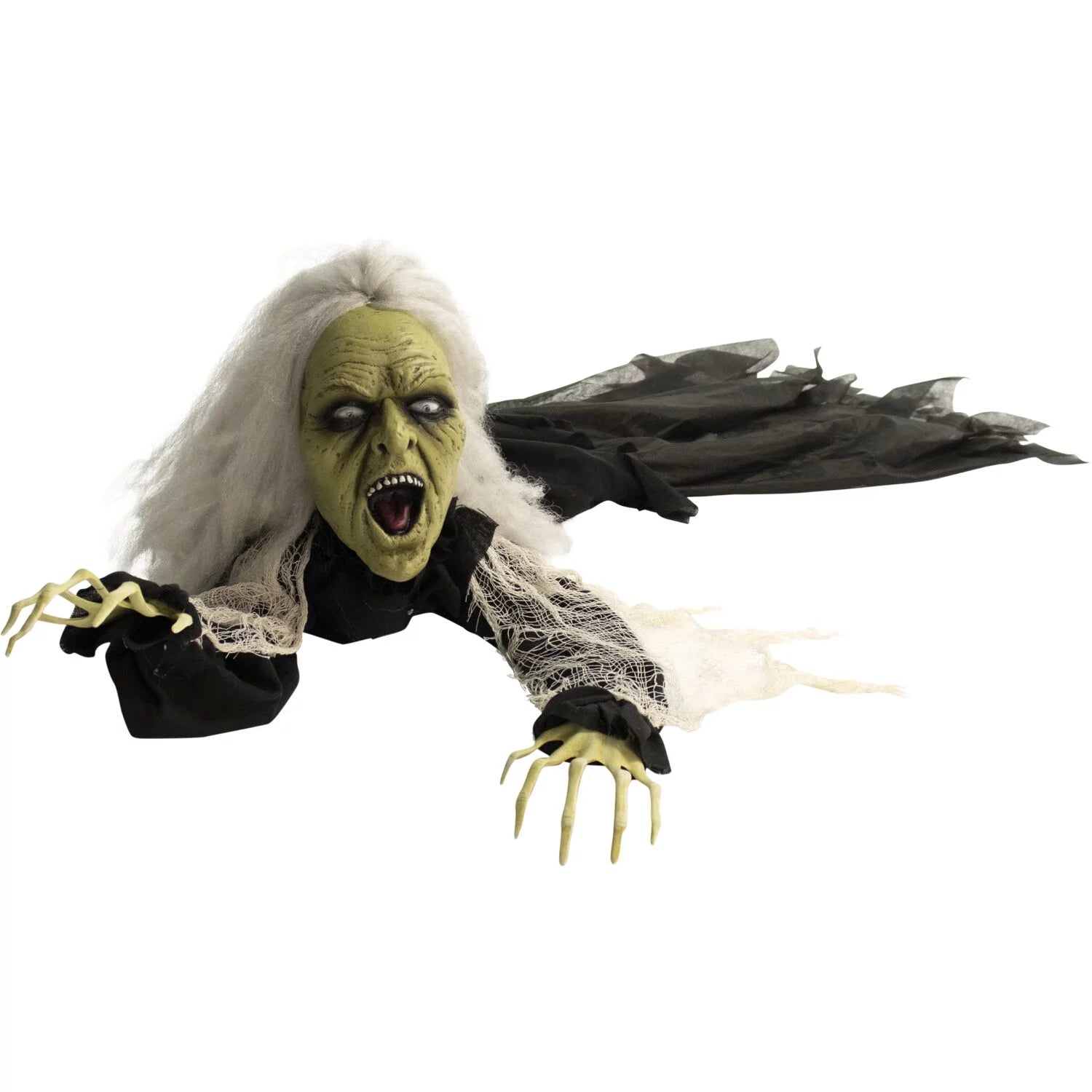 Lifesize Halloween Crawling Witch Animated