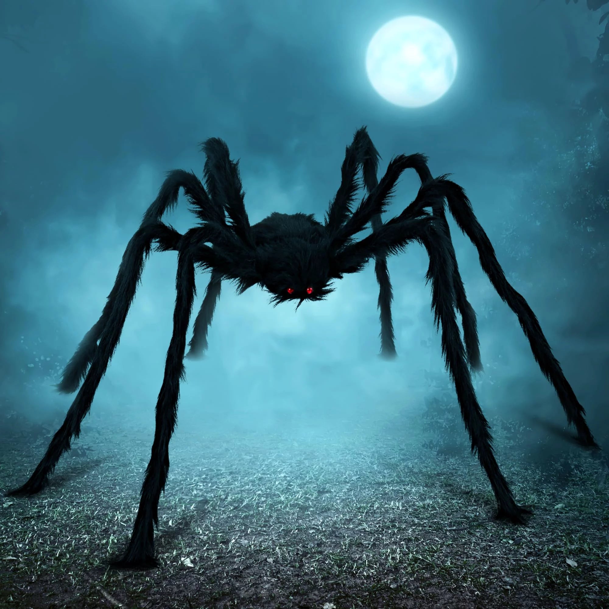 5ft Halloween Huge Spider Decor