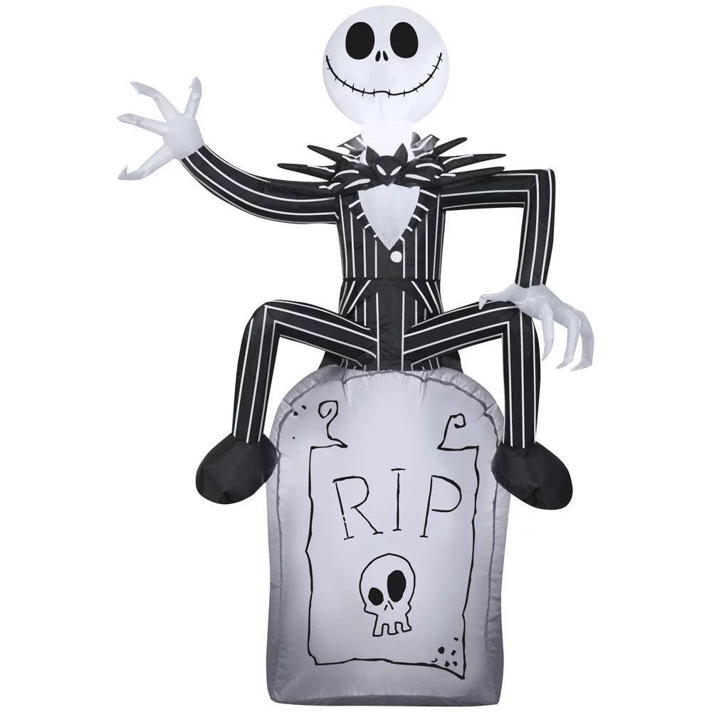 Halloween LED Skellington Inflatable Decoration