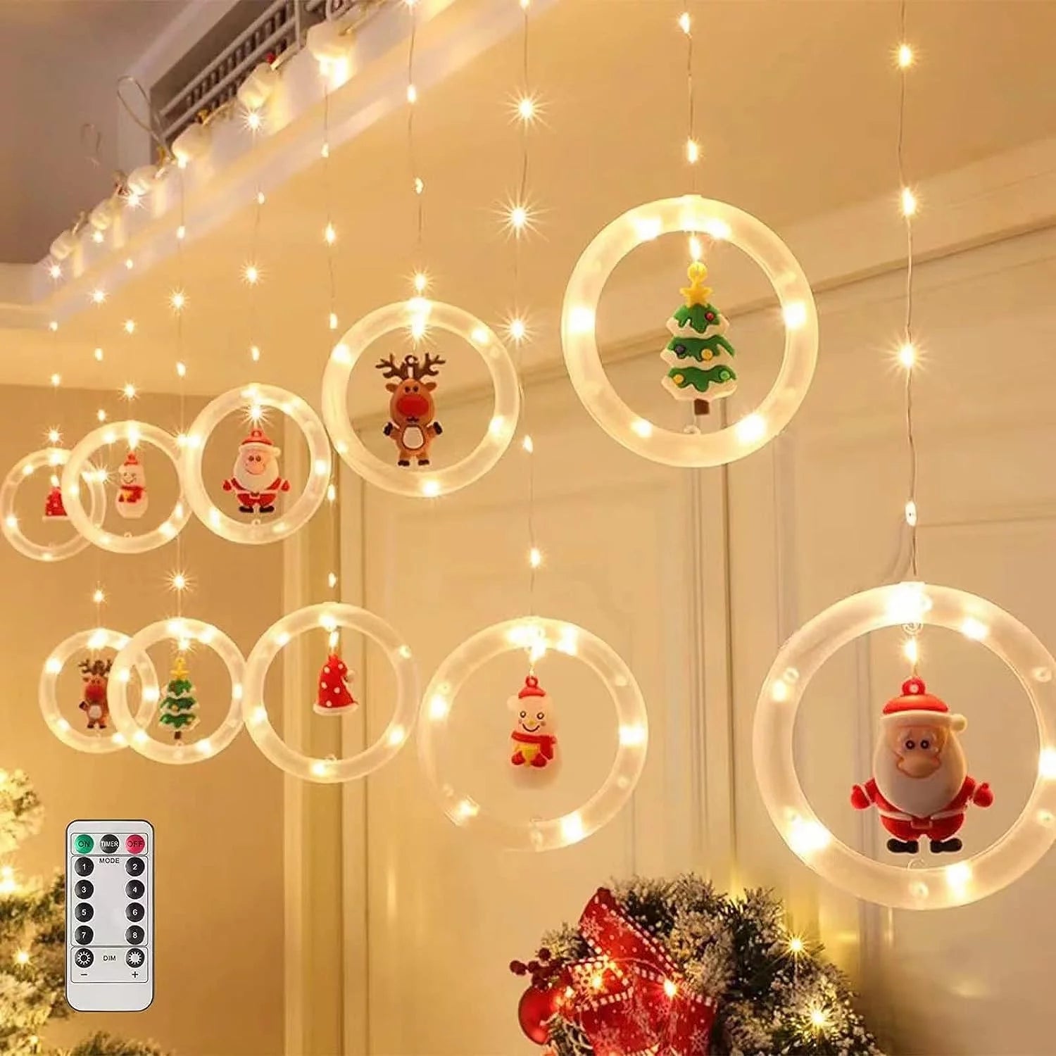 120 LED Lights Christmas Ornaments Indoor Decor