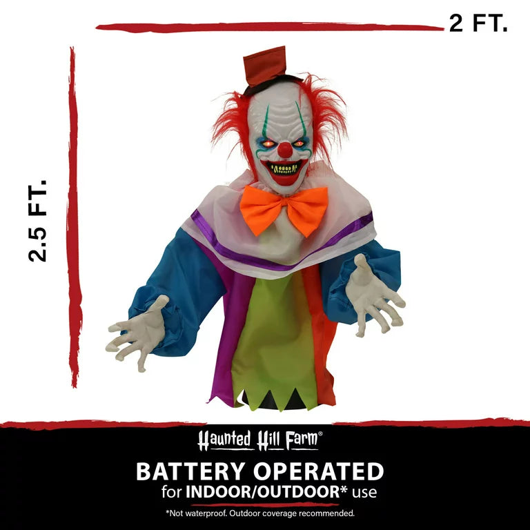 Scary Halloween Clown Animated