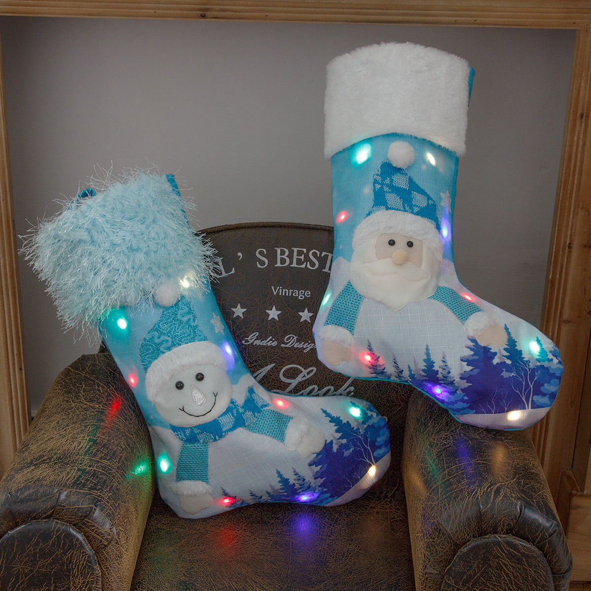 Christmas Indoor Decor Glowing Socks