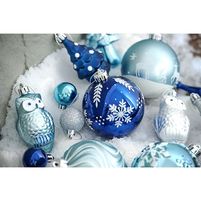 80ct Christmas Ball Ornaments for Tree Decor