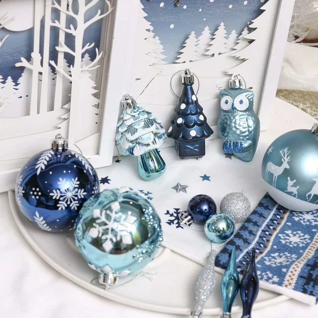 80ct Christmas Ball Ornaments for Tree Decor