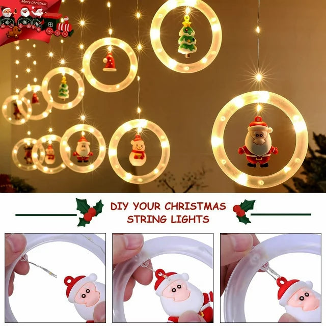 120 LED Lights Christmas Ornaments Indoor Decor