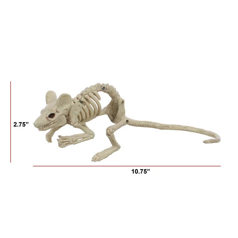 Halloween Scary Skeleton Standing Mouse Decoration