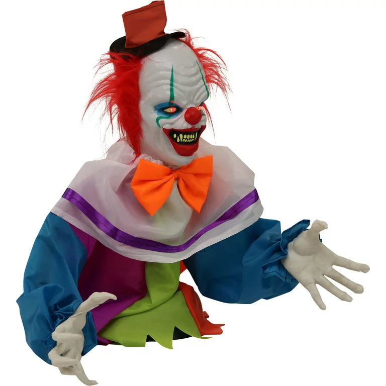 Scary Halloween Clown Animated