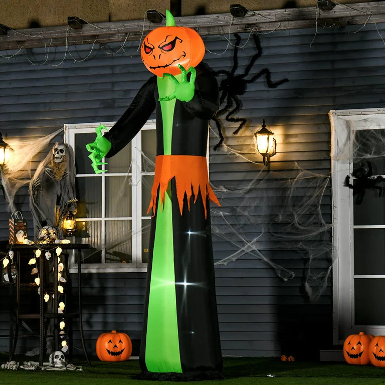 Halloween Pumpkin LED Inflatable Outdoor Decoration