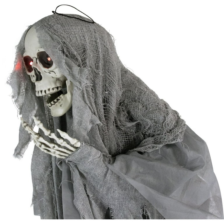 Lifesize Halloween Mocking Reaper Animatronic