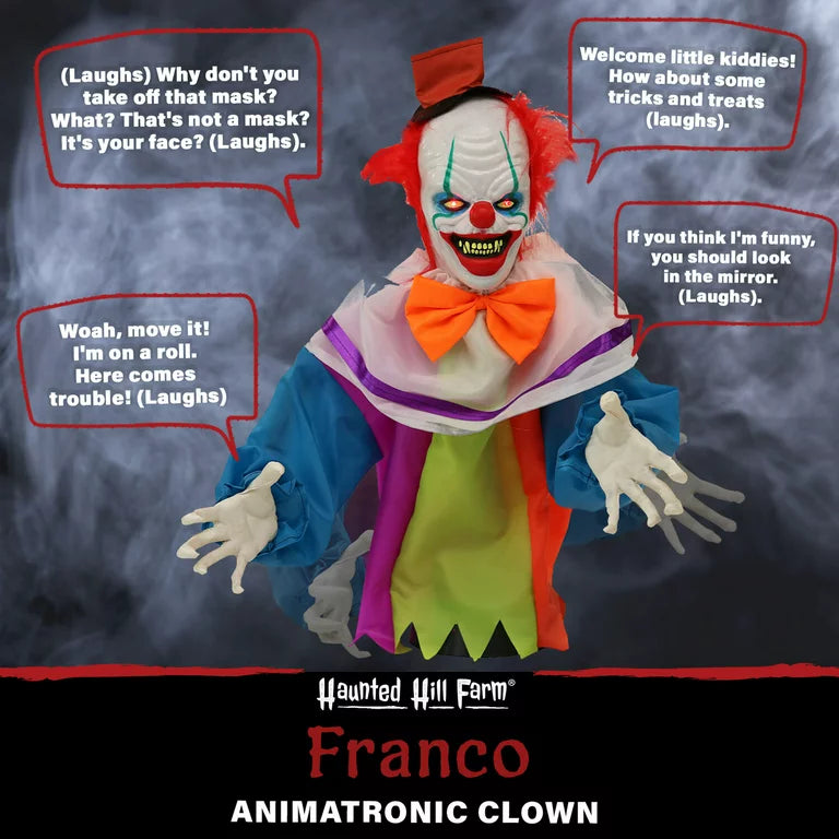 Scary Halloween Clown Animated