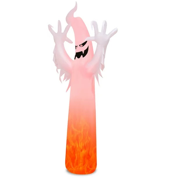 12Ft Giant Halloween Ghost Inflatable LED