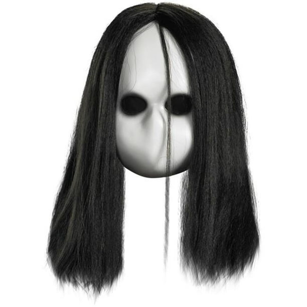 Halloween Blank Black Eyes Doll Mask Costume