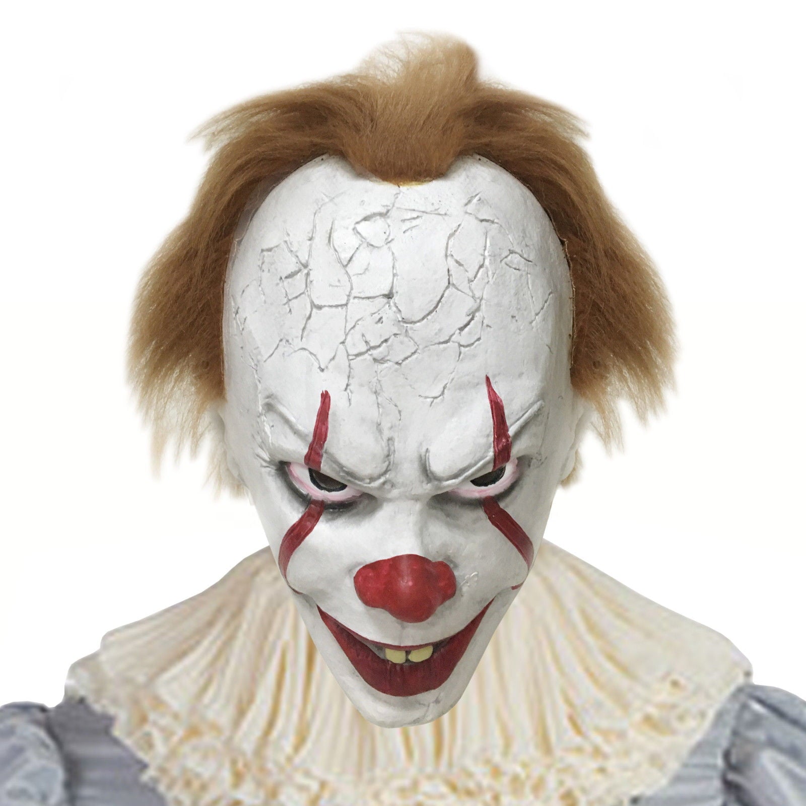 Halloween Creepy Clown Mask Cosplay Costume