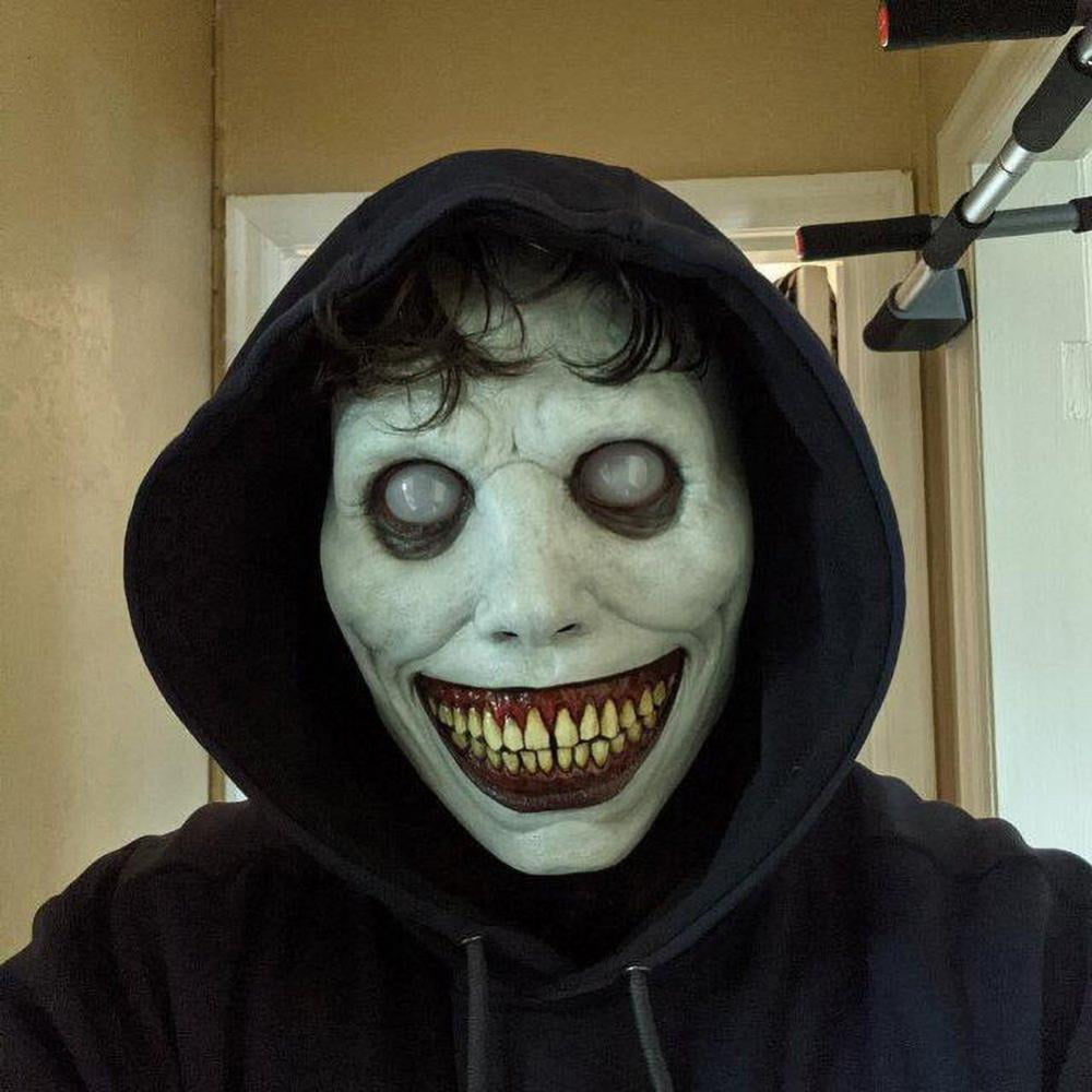 Halloween Horror Wrinkle Face Mask Costume